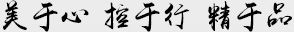 美于心，控于行，精于品